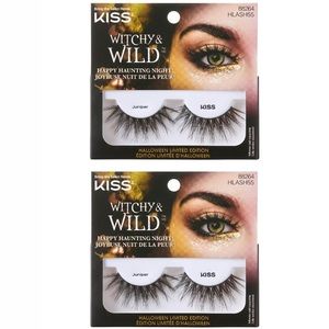 ✌🏼3/$30✌🏼LOT OF 2! Limited Edition Kiss Lashes Witchy & Wild Juniper (88264)